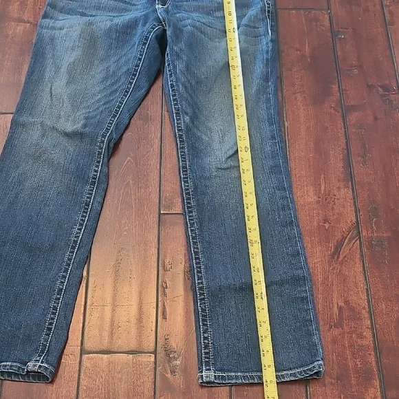 Ariat Blue Mr. Str Ivy Straight Leg Classic Jeans Suze 32R - Picture 5 of 11